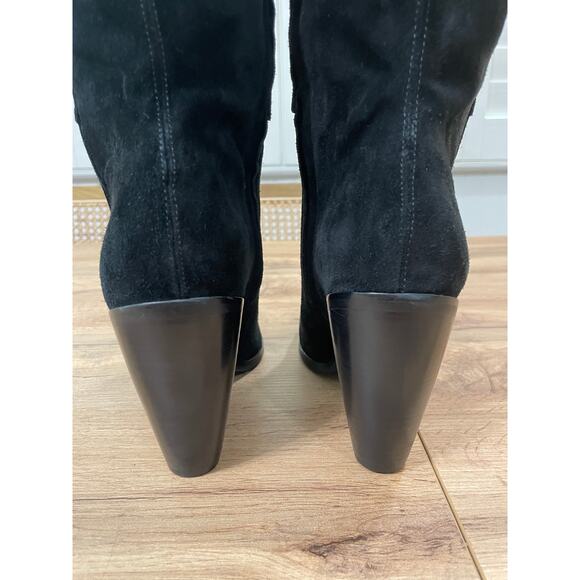 Sam Edelman Womens Annabel Black Suede Knee High Boot Size 9 NWOB Leather Lining - Picture 9 of 13